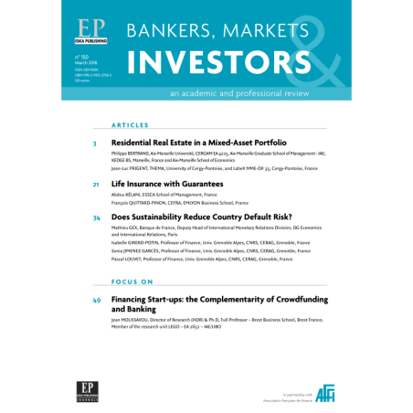 Bankers, Markets & Investors n° 150 – Mars 2018