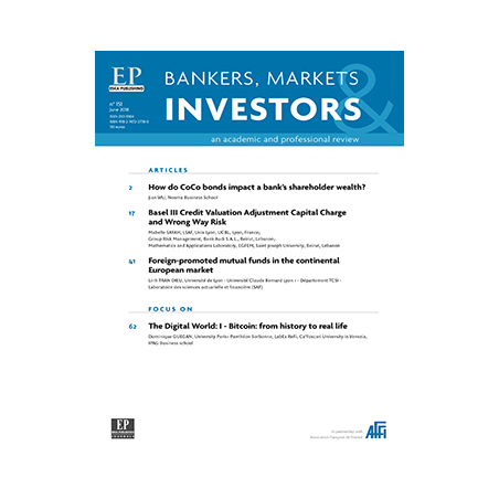 bankers, markets & investors n° 151 june 2018