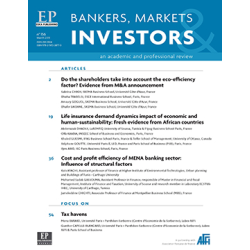 Bankers, markets & investors n° 156 March 2019
