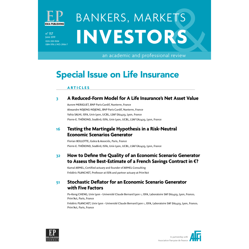 Bankers, markets & investors n° 157 June 2019