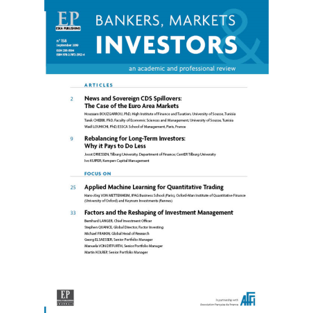 Bankers, markets & investors n° 157 June 2019