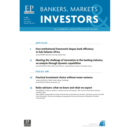BANKERS, MARKETS & INVESTORS (N 168/MARCH 2022)