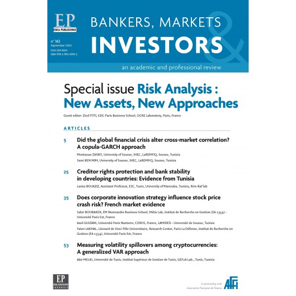 Bankers, Markets & Investors n° 162 September 2020
