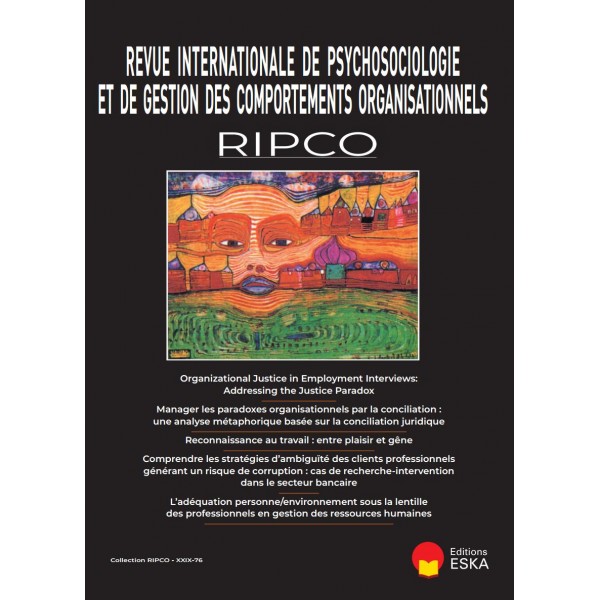 copy of REVUE INTERNATIONALE DE PSYCHOSOCIOLOGIE ET DE GESTION DES COMPO