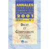 DESCF EPREUVE N° 1 - DROIT ET COMPTABILITE