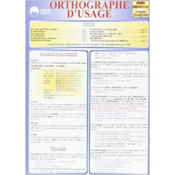 ORTHOGRAPHE D’USAGE