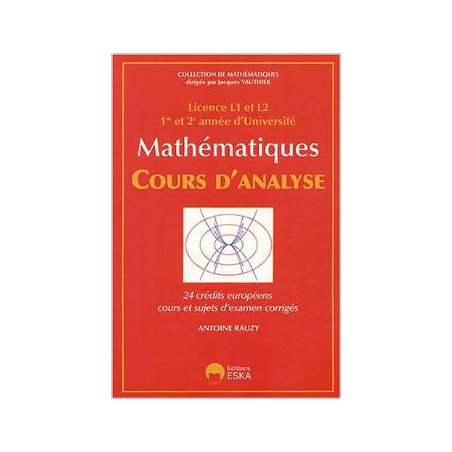 MATHEMATIQUES : cours d'analyse