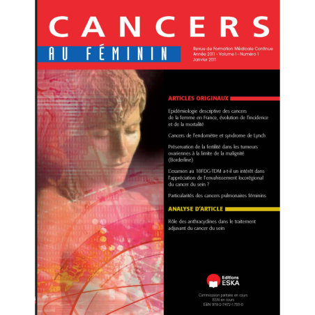 CF2011130 EPIDEMIOLOGIE DESCRIPTIVE DES CANCERS DE LA FEMME EN FRANCE, EVO