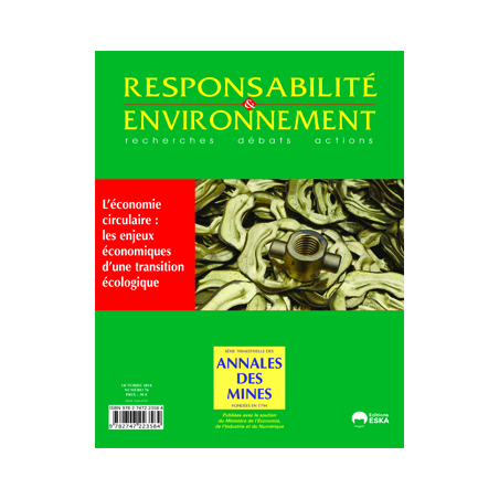 RE20147600 SEE THE NUMBER 76: THE CIRCULAR ECONOMY: THE ECONOMIC STAKES OF AN ENVIRONMENTAL TRANSITION