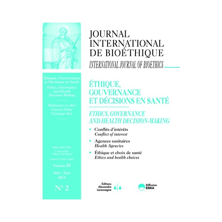 IB2014200 SEE THE NUMBER 2: ETHICS, GOVERNANCE AND HEALTH DECISION-MAKING