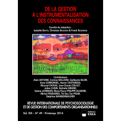 PS20144931 ART. LE PROCESSUS DE GENERATION DE CONNAISSANCES