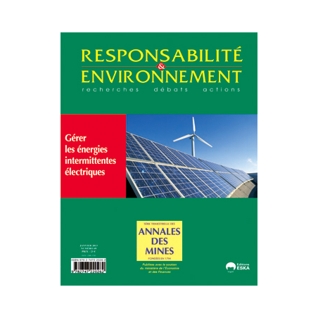 RE20136931 Art. Gestion des énergies renouvelables intermittentes sur les marchés de lélectricité