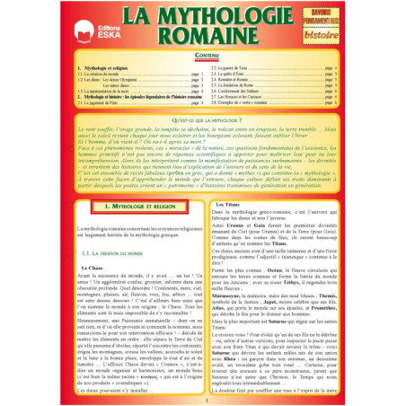 LA MYTHOLOGIE ROMAINE