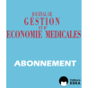 Abonnement Journal de Gestion et d'Economie Médicale FORMAT NUMERIQUE(PDF)