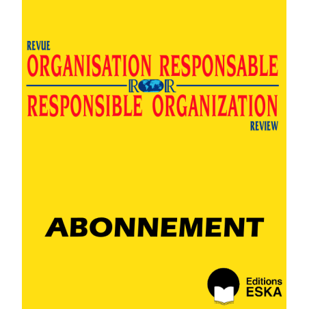 Abonnement Organisation Responsable FORMATS PAPIER + NUMERIQUE(PDF)