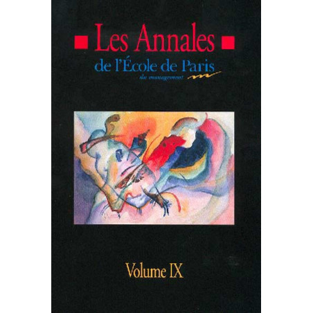 Les annales de l'Ecole de Paris - volume IX