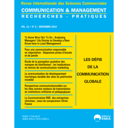 CM2014200 Consulter le Numéro 2 : Les défis de la communication globale