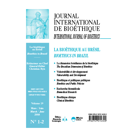 IB20081235 BIOETHICS AND ENVIRONMENT: A HERMENEUTIC APPROACH
