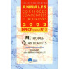 DPECF épreuve n° 3 - Méthodes quantitatives