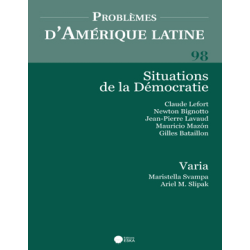 PAL20159800 CONSULTER LE NUMERO 98 : SITUATIONS DE LA DEMOCRATIE