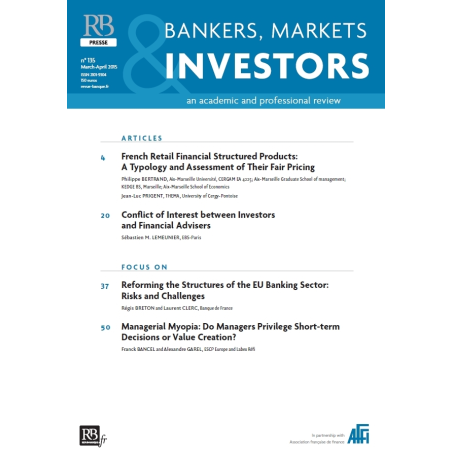 Bankers, Markets & Investors n° 135 – Mars-Avril 2015