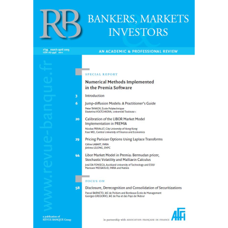 Bankers, Markets & Investors n° 99 – Mars-Avril 2009