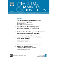 Bankers, Markets & Investors n° 106 – Mai-Juin 2010
