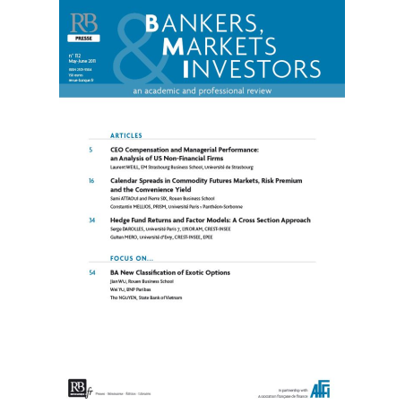 Bankers, Markets & Investors n° 112 – Mai-Juin 2011