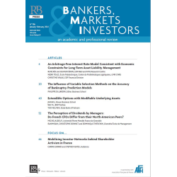 Bankers, Markets & Investors n° 116 – Janvier-Février 2012