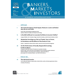 Bankers, Markets & Investors n° 118 – Mai-Juin 2012