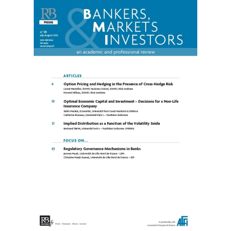 Bankers, Markets & Investors n° 119 – Juillet-Aout 2012